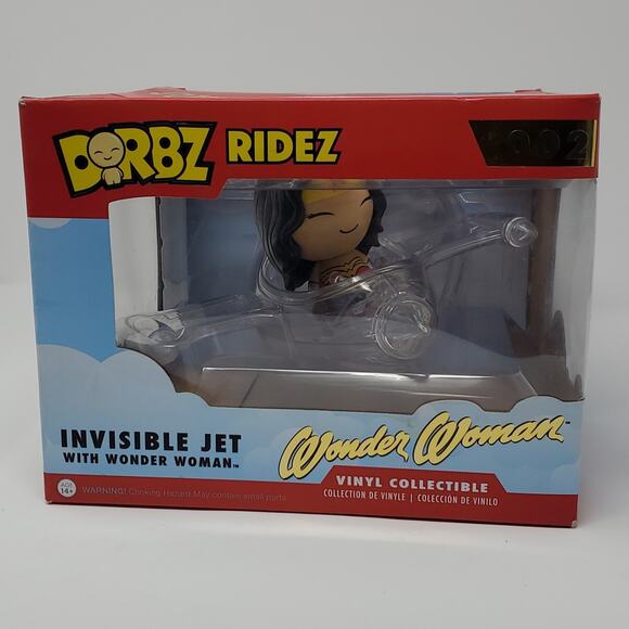 Dorbz Rides 002 Wonder Woman Invisible Jet Vinyl Sugar Collectible DC Comics - Picture 1 of 6